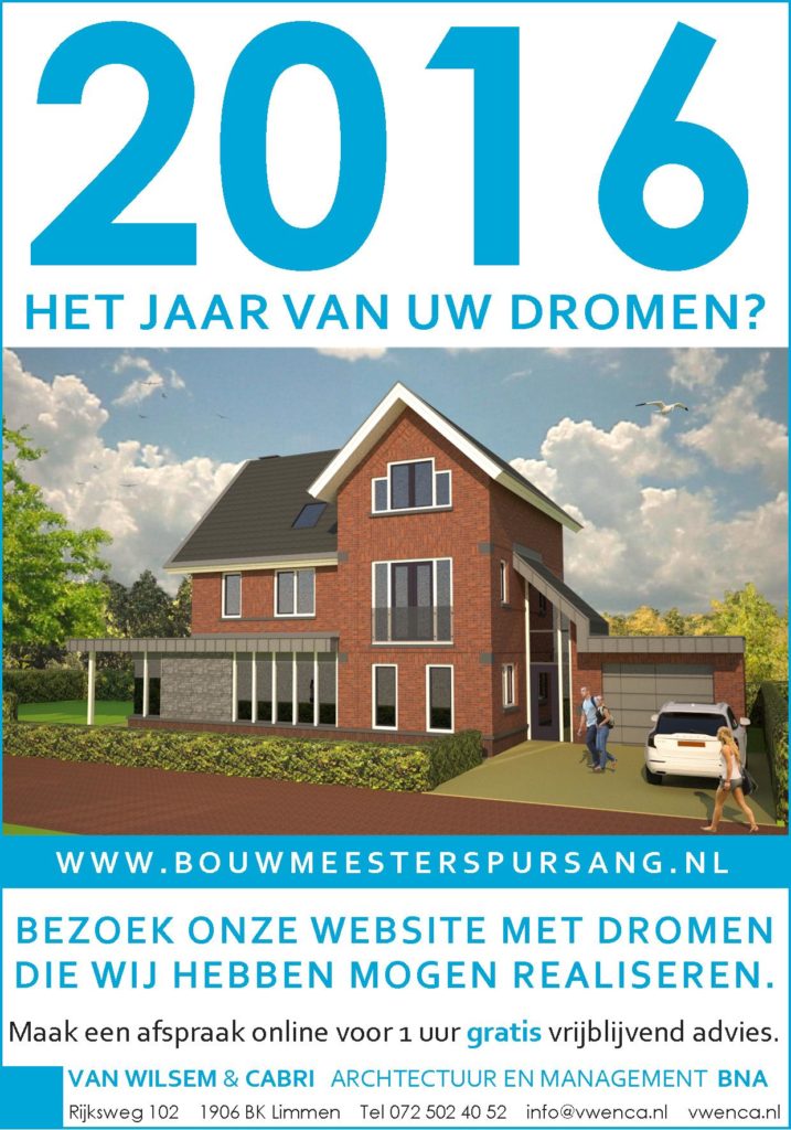 2016 het jaar van uw dromen